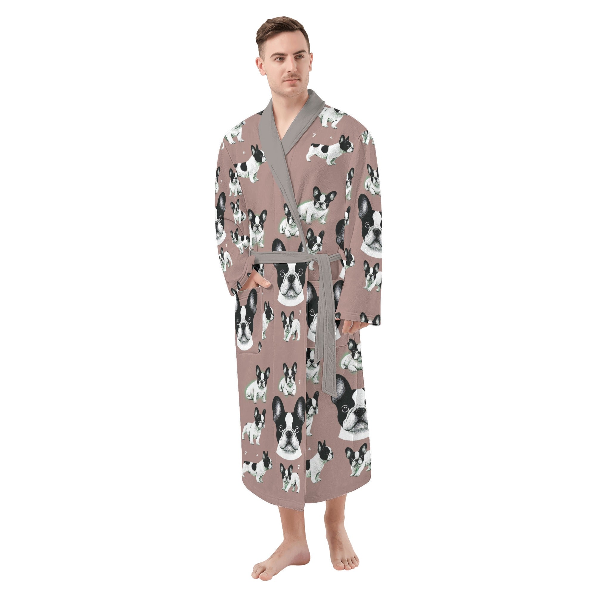 Warm Vet-recommended Teddy - Safe Men Bathrobe Pet Gear