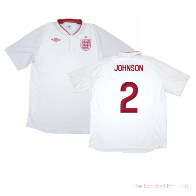 England 2012-13 Home Shirt (Excellent) (Johnson 2)