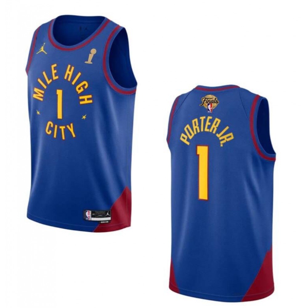 1 Denver Nuggets Jersey Blue - - NBA Collection