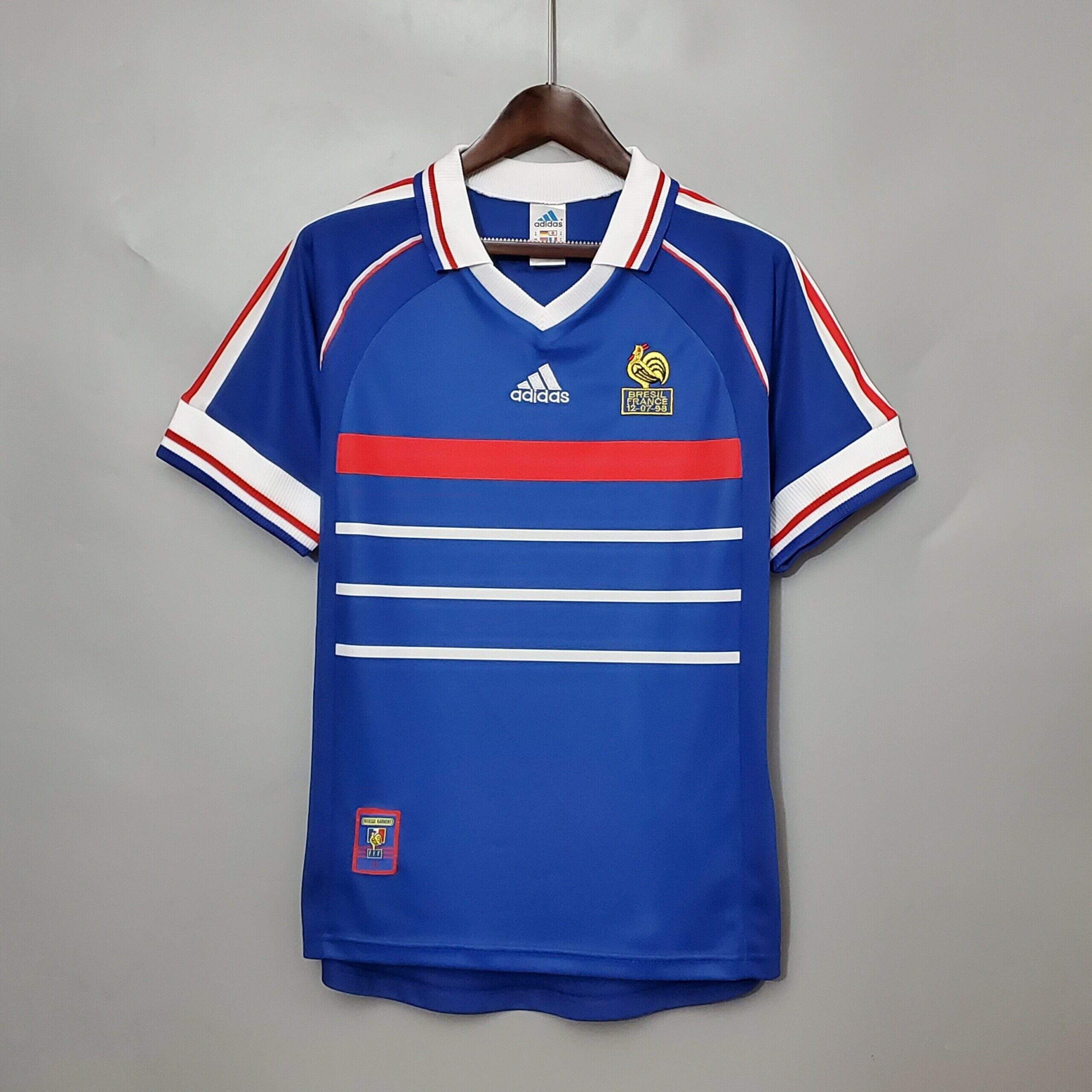 Cheap 1998 France home retro kit