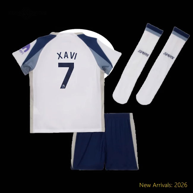 Kid-approved Football Team Mini Xavi Jersey 2025-2026 Stretchy