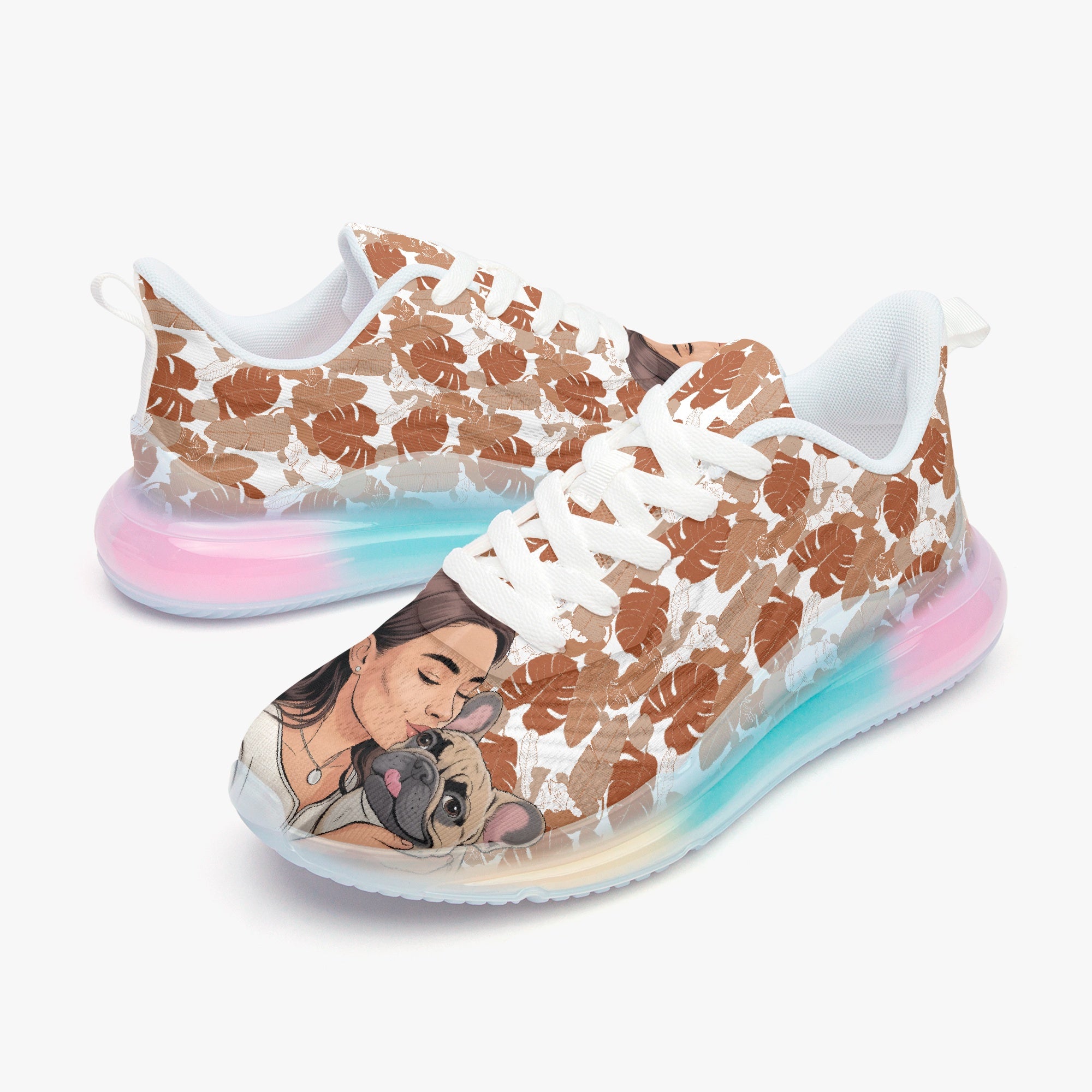 Tanya - Everyday Lightweight Sneakers Frenchie Themed Wear