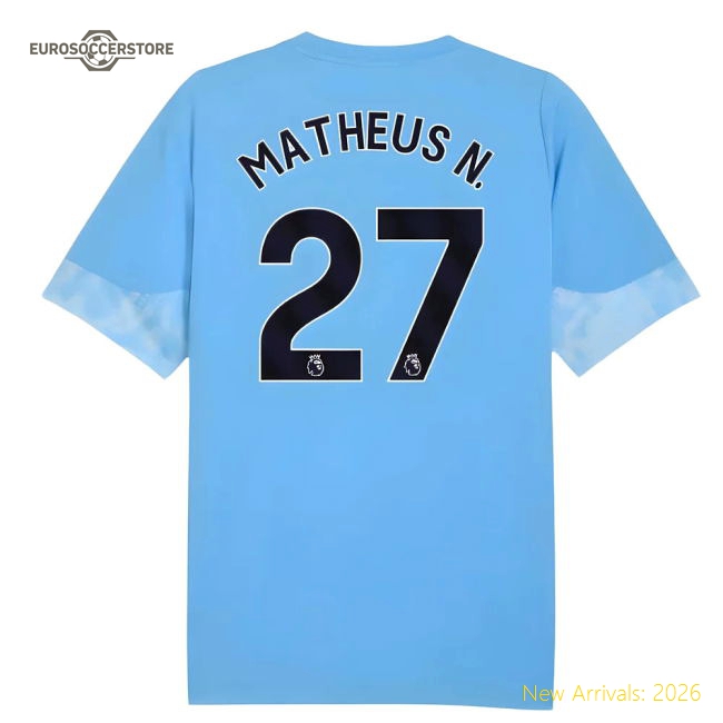 Man City Kids Matheus N. Child-friendly Jersey Dri-fit Flexible