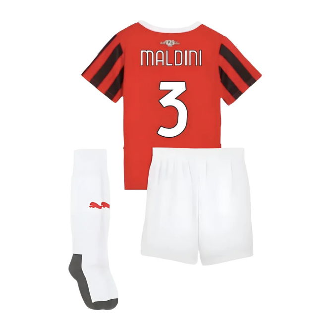 2024-2025 Milan Home Football Shirt (Maldini 3) | Budget Friendly