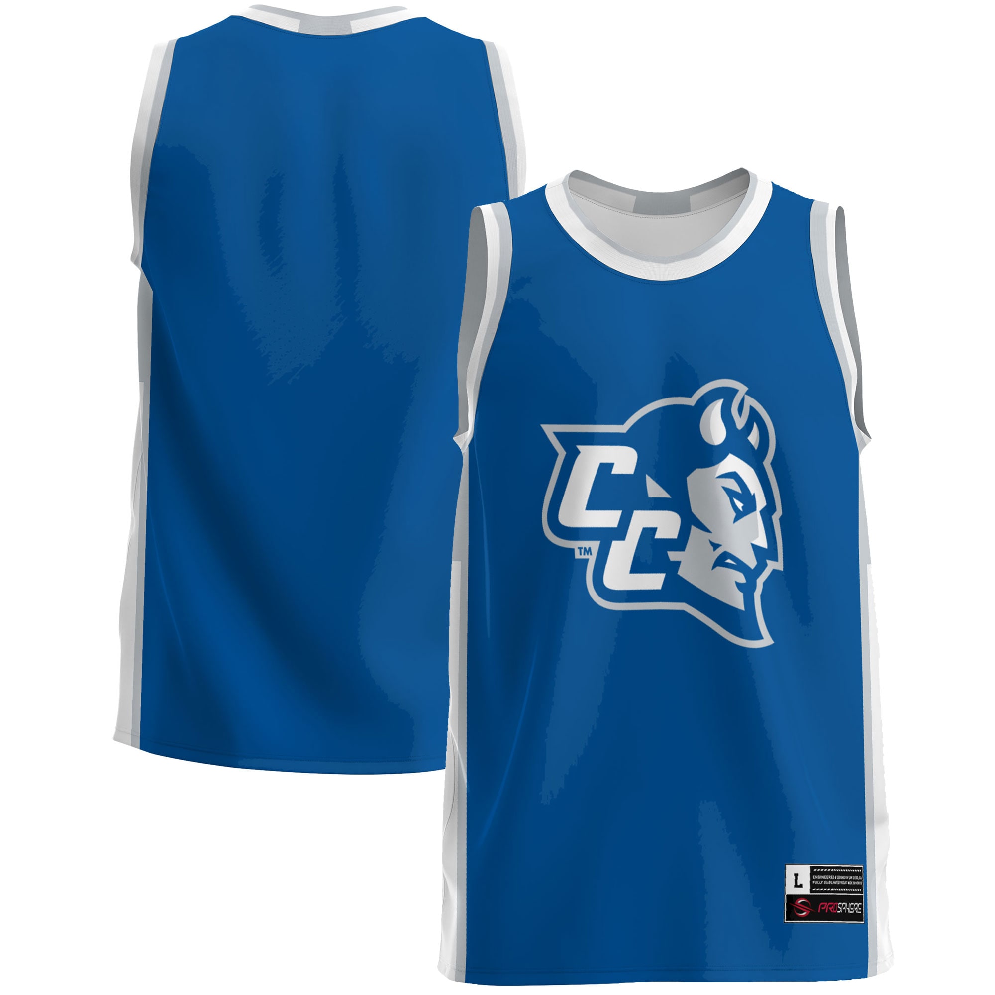 [NJP] Women's Central Connecticut State Blue Devils GameDay Greats Lightweight Basketball Jersey - Blue