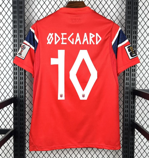 [JGK] Norway Martin Ødegaard 10 Red Home Jersey Women 2026 World Cup