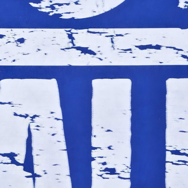 Italia T-Shirt - Royal/White Ringer Authentic Holland Quality