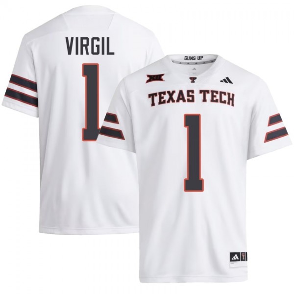 Ttrr Reggie Virgil #1 Ncaa Men Red Authentic Game Jersey