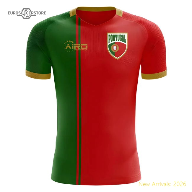 Portugal Children 2025 Home Jersey Shirt Football Fan Apparel