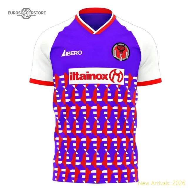 Genuine Cremonese 2025-2026 Home Concept Football Kit (Libero)