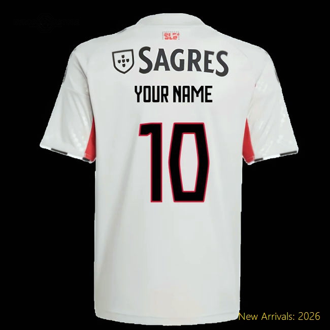2025-2026 Benfica Away Youth Kit (Your Name)