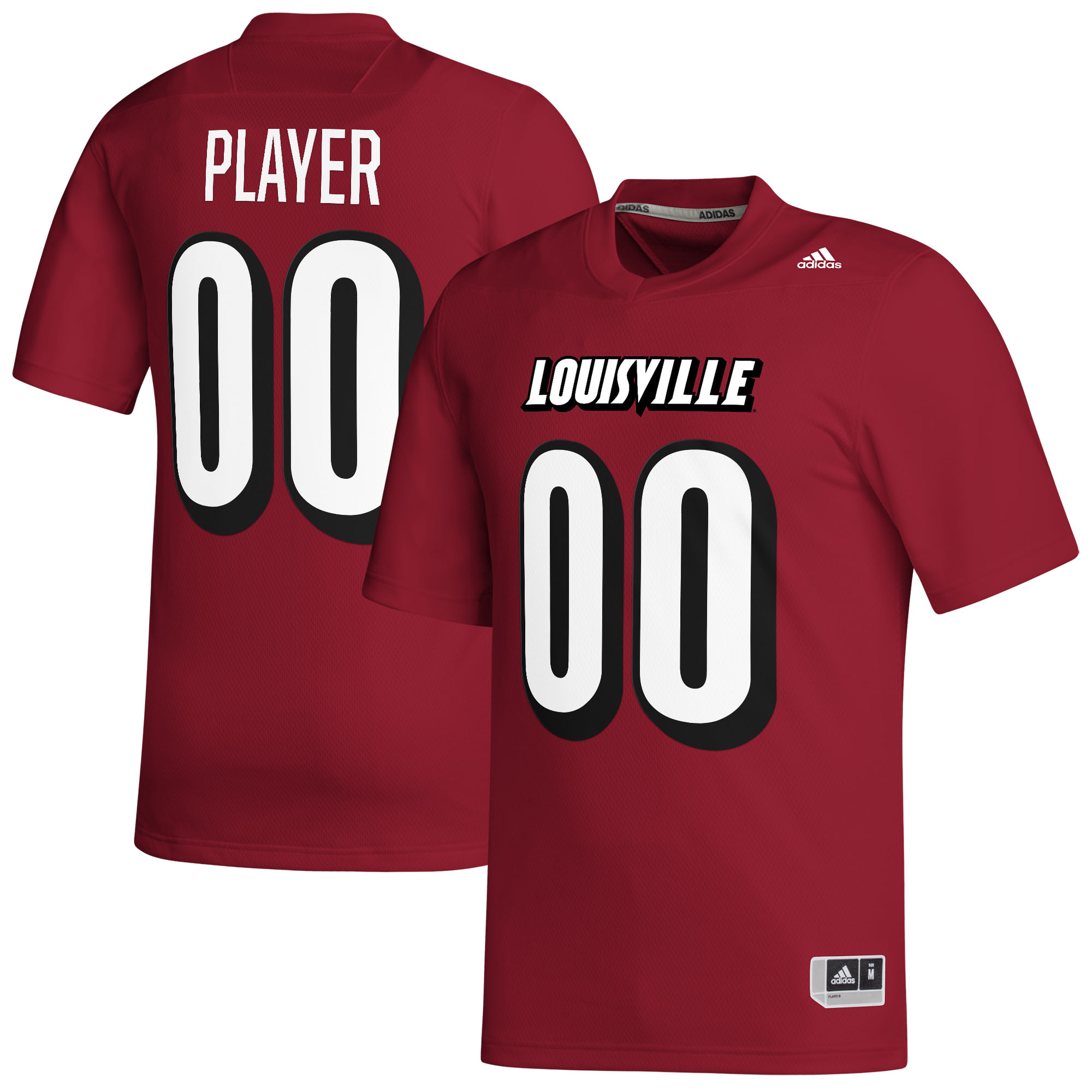 [NJP] Women's Louisville Cardinals Pick-A-Player NIL Replica Football Jersey - Red