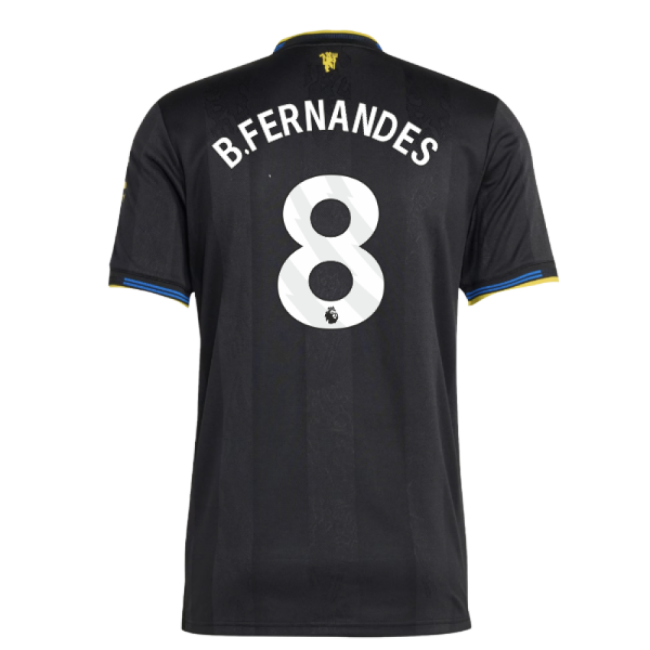 Great Deal Man Utd Fernandes 8 2025-2026 Man Utd Authentic Third Sh...