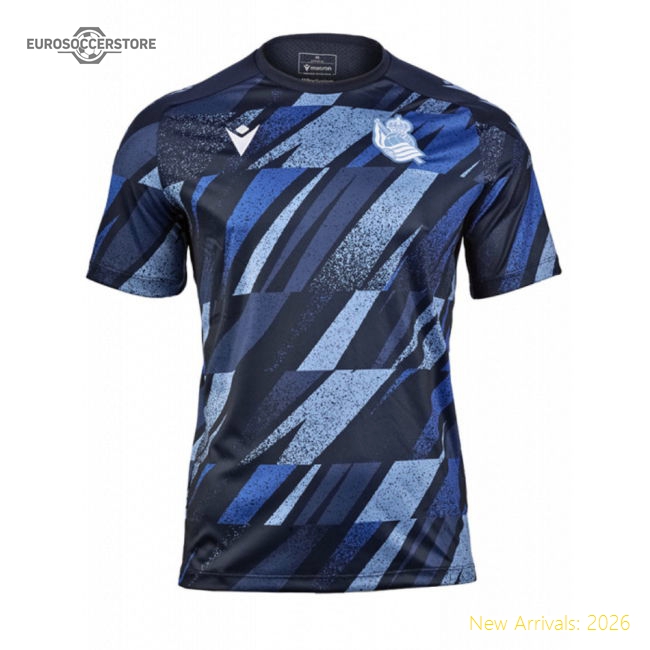 High-quality 2025-2026 Real Sociedad Pre Match Shirt (navy)