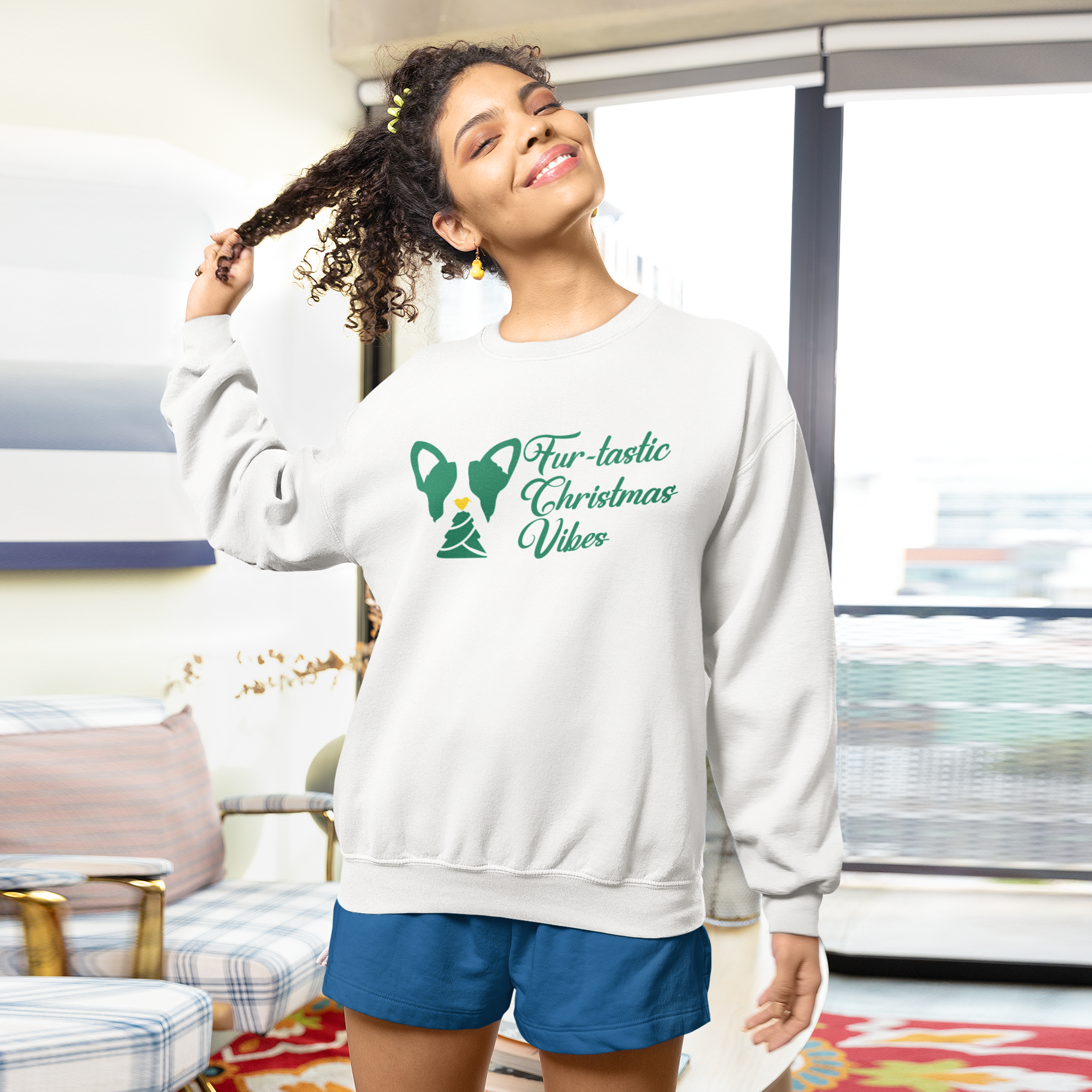 Vibes Sweater - Stylish Unisex Sweatshirt Indoor Comfort | Unique Design