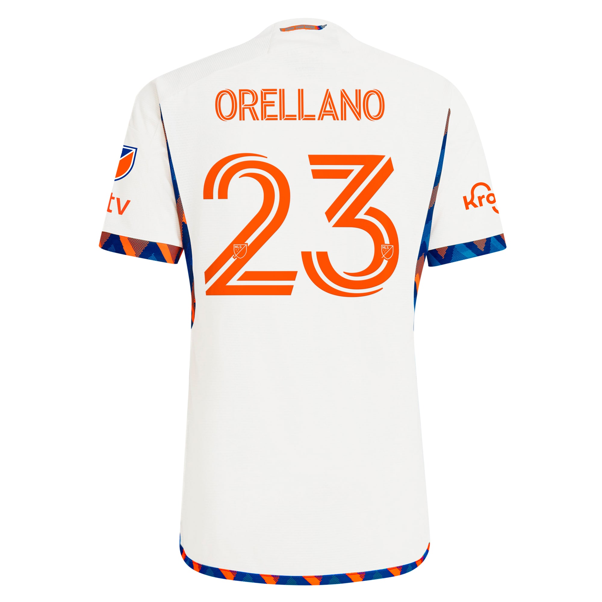 [SJH] Luca Orellano FC Cincinnati 2024 The Canvas Kit Authentic Player Jersey - White