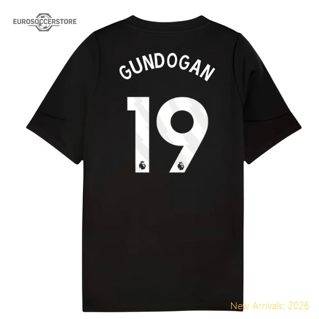 Comfortable Man City Kids Jersey Gundogan 2025-2026 Climacool