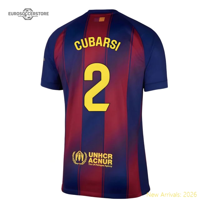 Barcelona Premium Home Jersey Breathable Breathable Athletic Fit