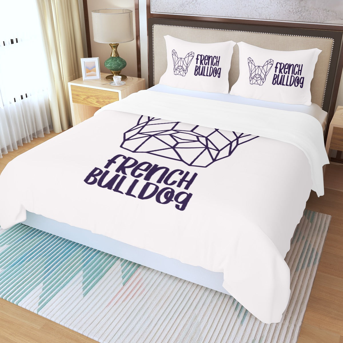 French Bulldog Milo Bedding Set Cute Frenchie Essential