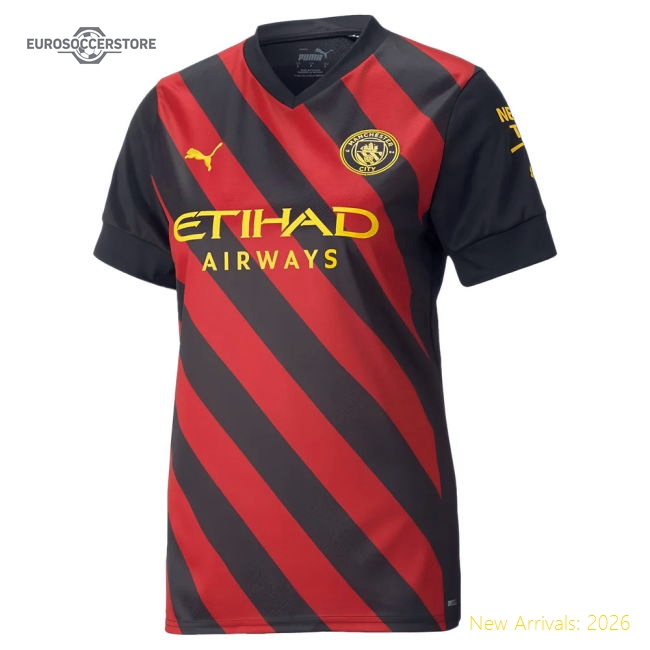 Stylish Man City Ladies Jersey 2022-2023 Performance Fabric