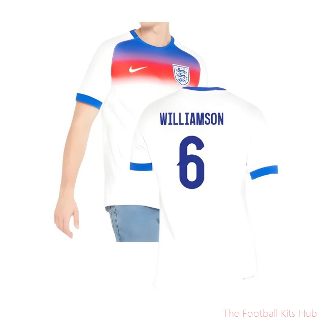 2025-2026 England WEC Authentic Home Shirt - Mens (WILLIAMSON 6)