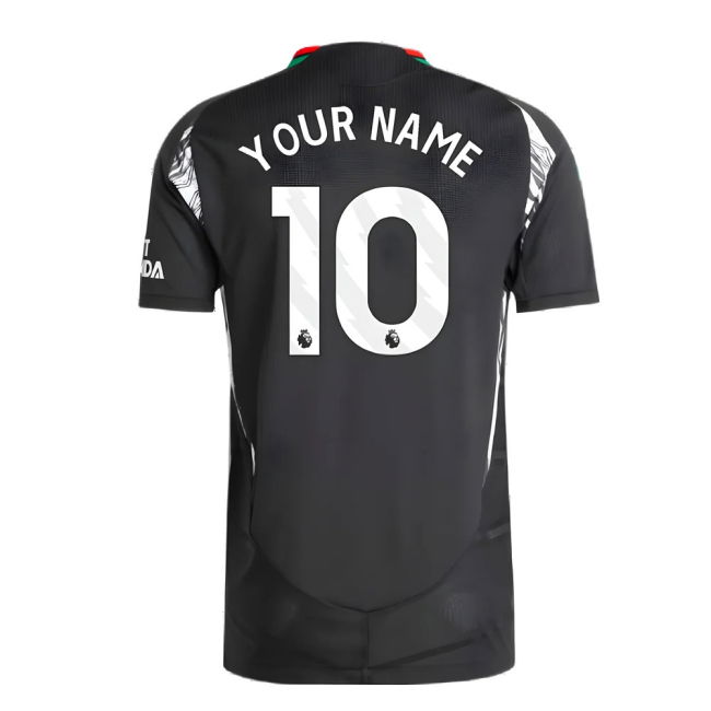 2024-2025 Arsenal Authentic Away Shirt (Your Name) (Limited Edition)