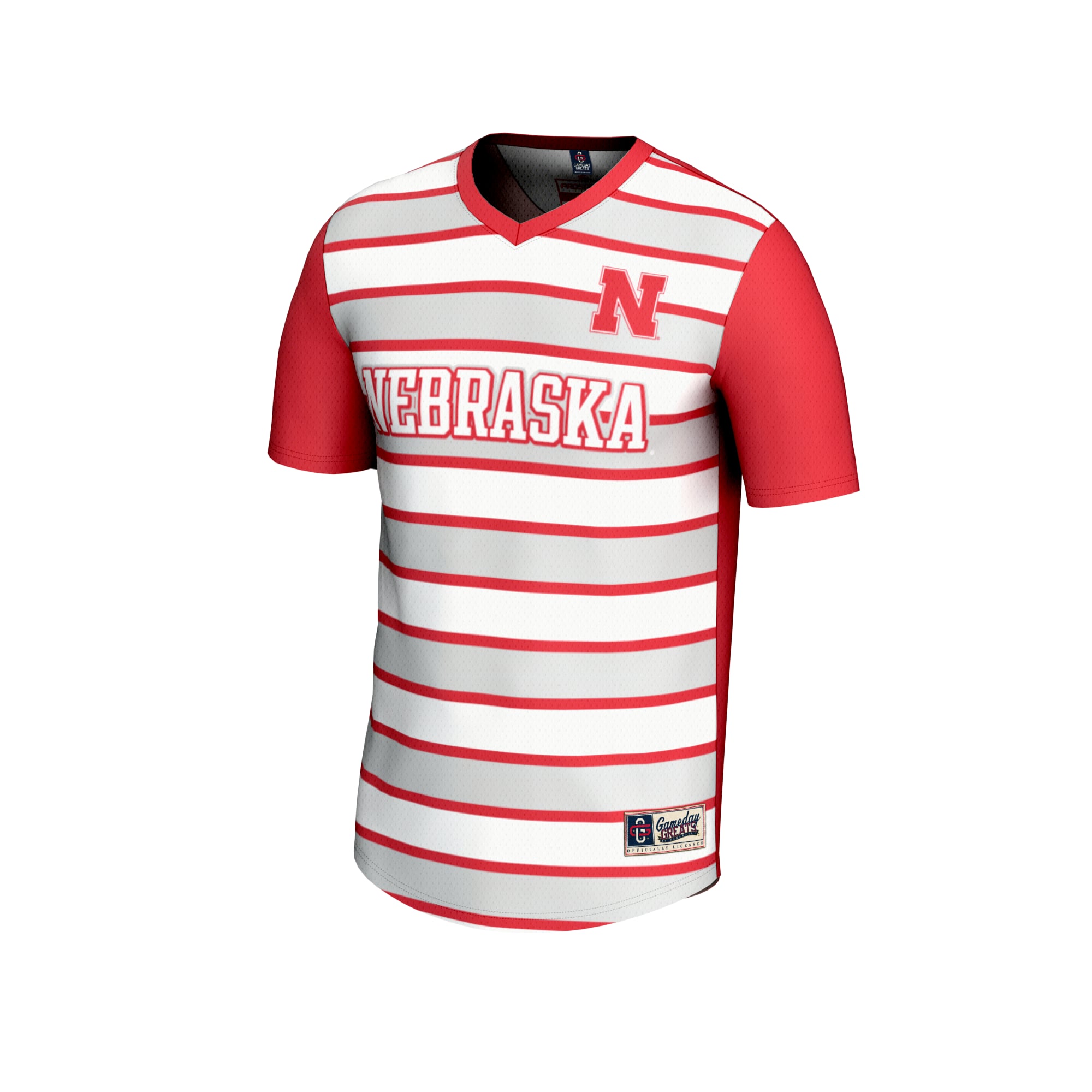 #1 Nebraska Huskers GameDay Greats Unisex Lightweight Soccer Fashion Jersey - Scarlet