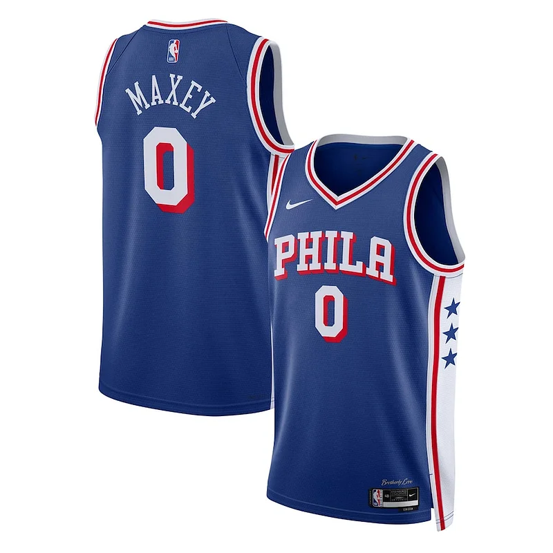 Tyrese Maxey PHI Swingman Jersey - retro top-tier - Association