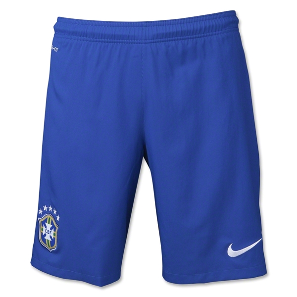 Breathable 2014 Brazil Home Yellow Jersey KitShirtShort