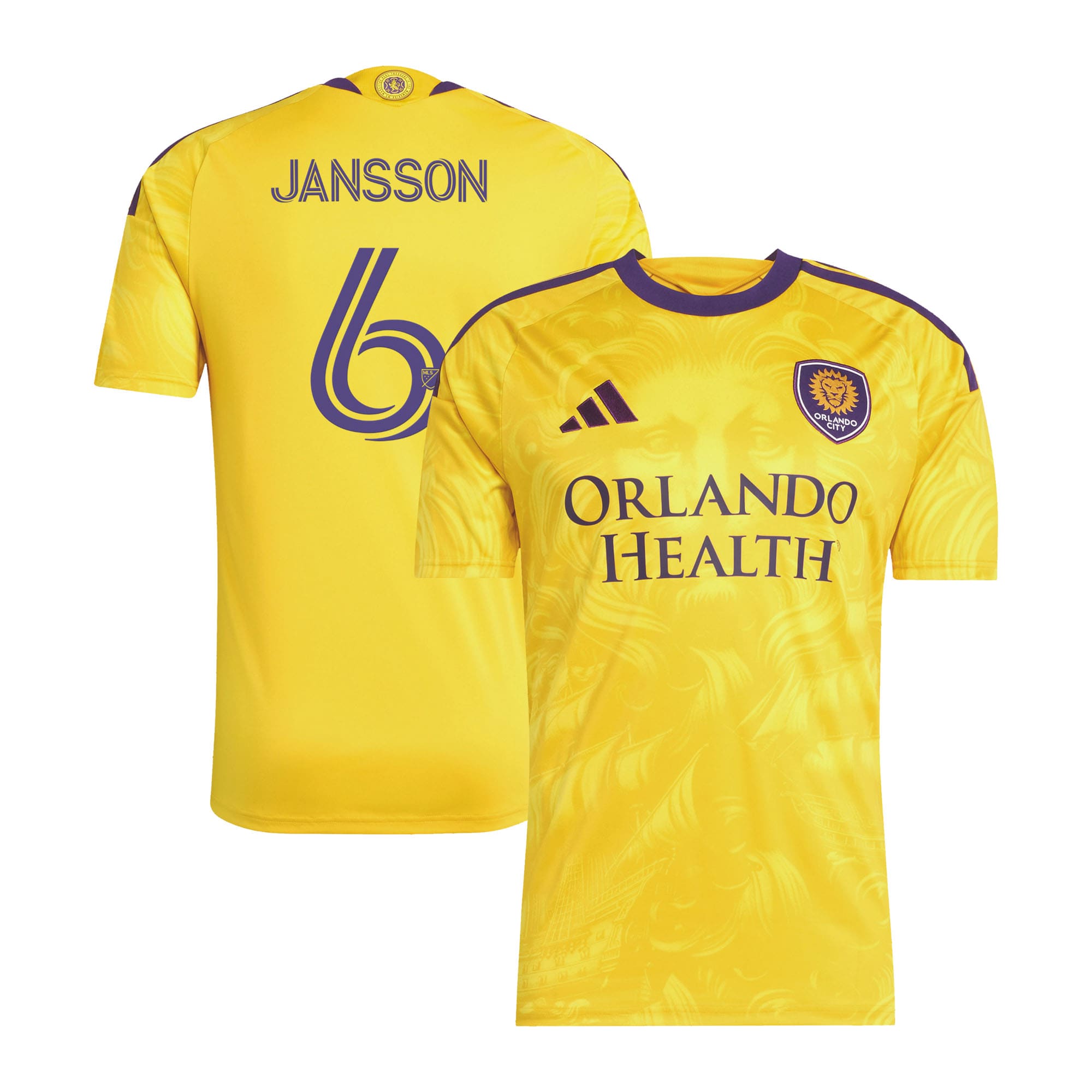 [LK] Women's Robin Jansson Orlando City SC 2026 Sunken Treasure Kit Replica Jersey - Gold