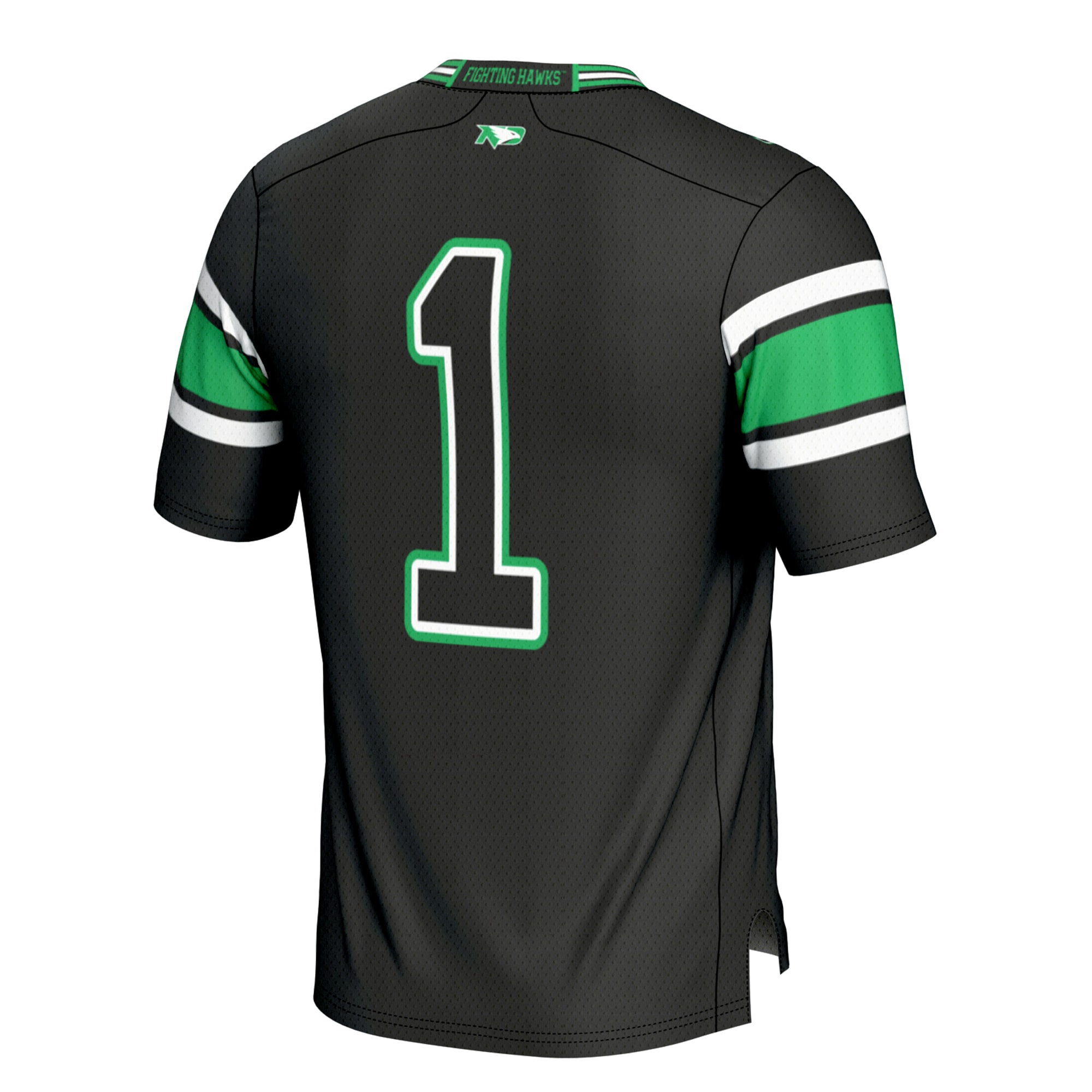 #1 North Dakota GameDay Greats Youth Football Jersey - Black
