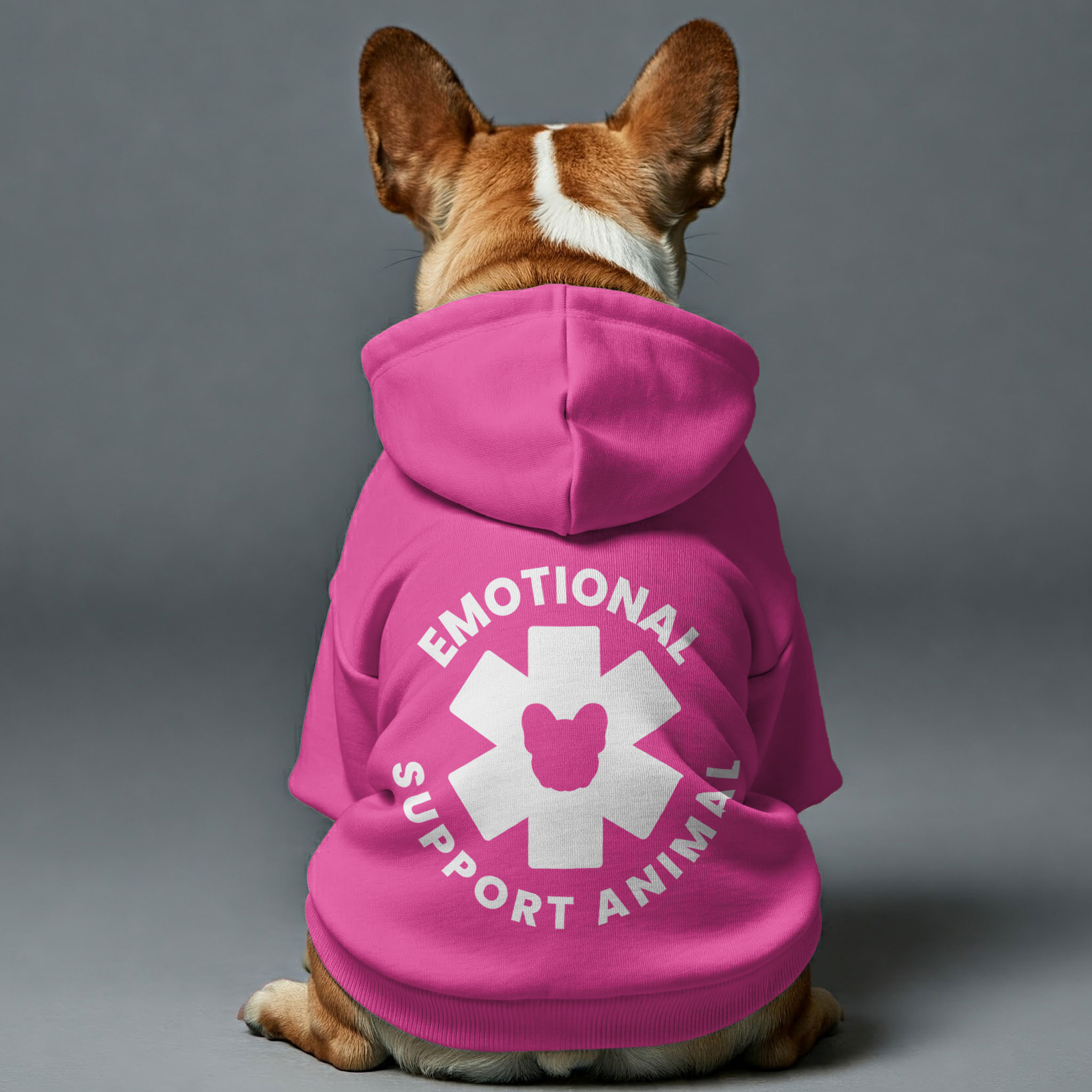 Everyday Emotional Support Animal - Personalized French Bulldog Hoodi...