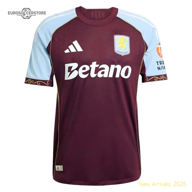 2025-2026 Aston Villa Authentic Home Shirt