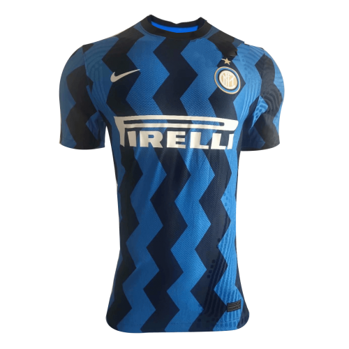 Comfort Fit Inter Milan 20-21 Home Soccer Jersey Shirt Player Version
