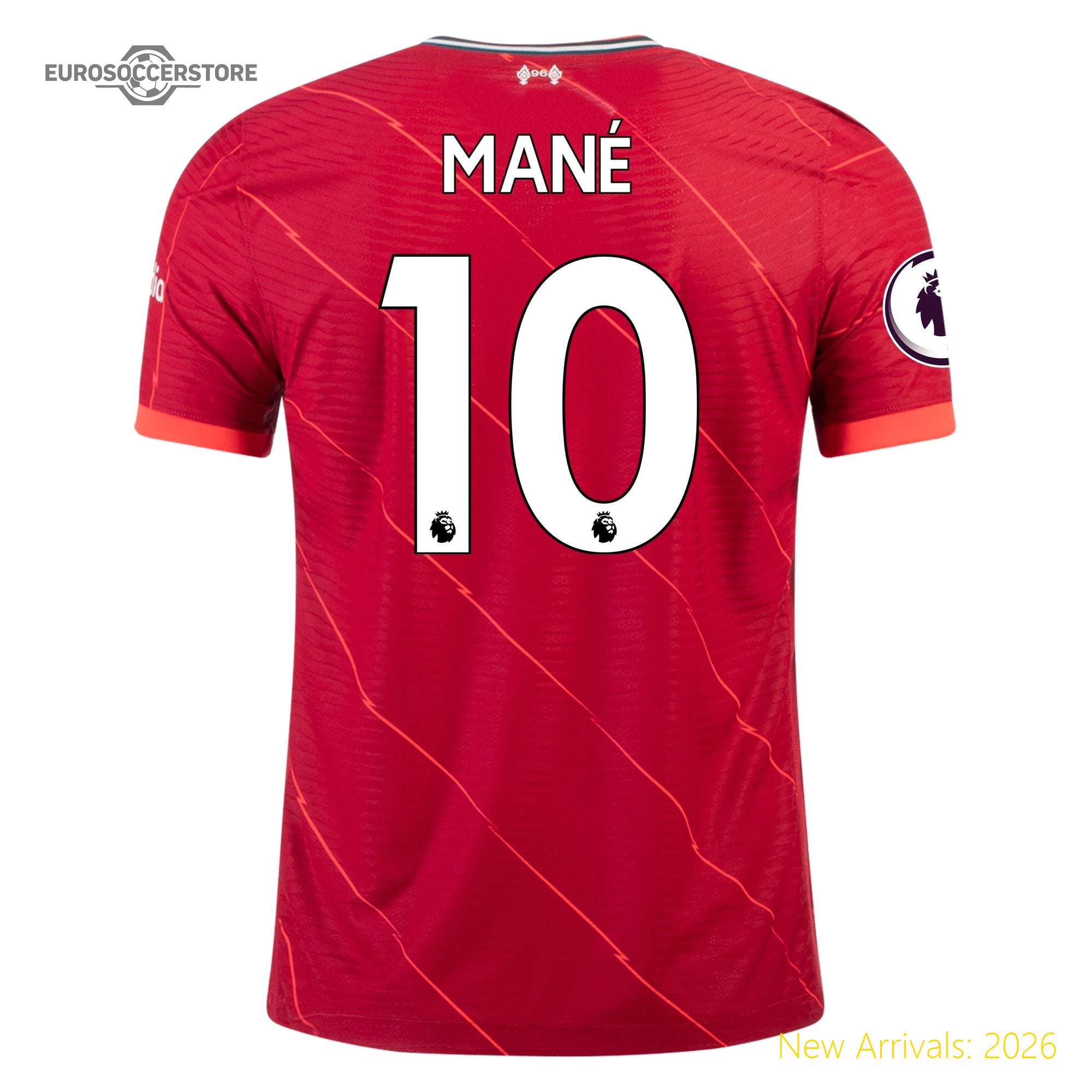 Iconic Design Adult Liv Sadio Mane Durable Home Jersey 2021