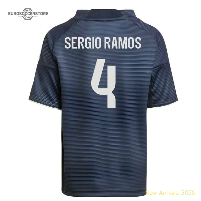 Official 2025-2026 Real Madrid Away Mini Kit (Sergio Ramos 4)