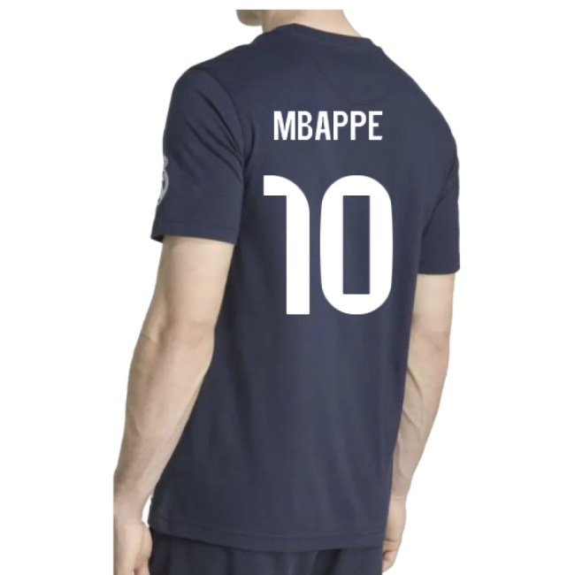 Premium-grade 2025-2026 Real Madrid Us Tee (navy) (mbappe 10)