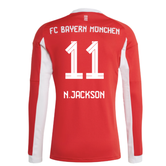 2025-2026 Bayern Munich Home Sleek Shirt (N.Jackson 11)