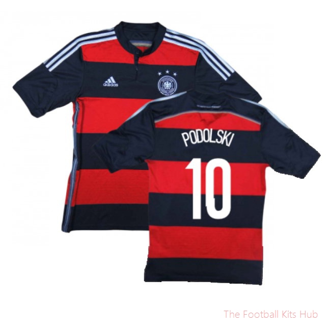 Germany 2014-15 Away Shirt (Excellent) (Podolski 10)
