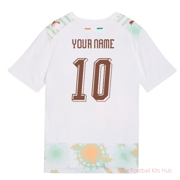 Ivory Coast Away Shirt Custom Name 2026-2027 Kids' Soccer Jersey