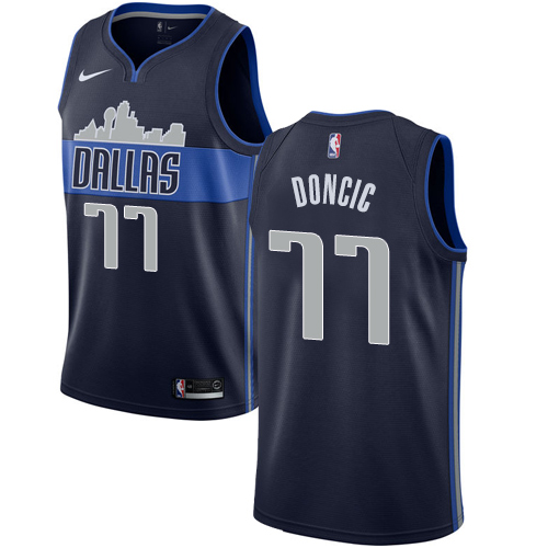 DAL Luka Doncic #77 Nike Game-Used Style Jersey NBA Fan Apparel