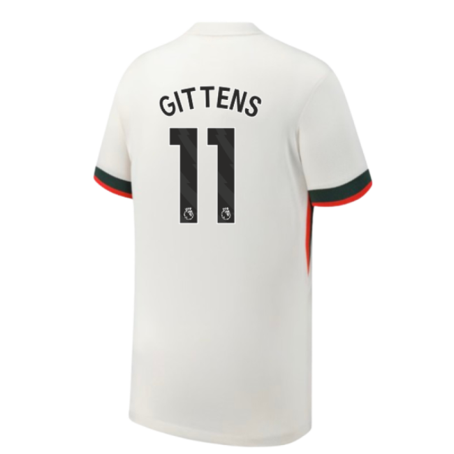 Pro Series Chelsea Chelsea Away Shirt Kids Gittens #11 2025-2026 C...