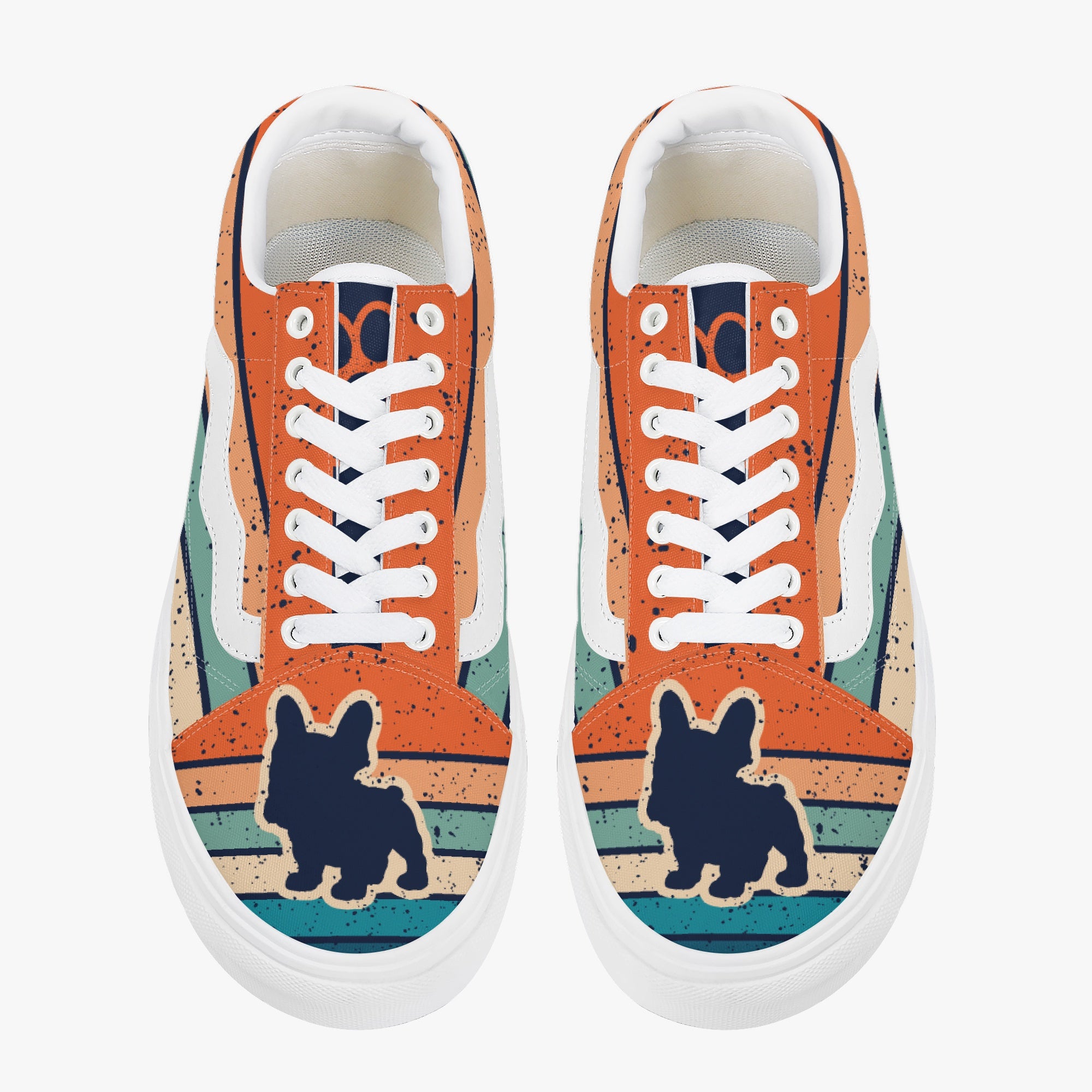 Premium Brutus - Trendy Low-top Canvas Sneakers for Pet Enthusiasts