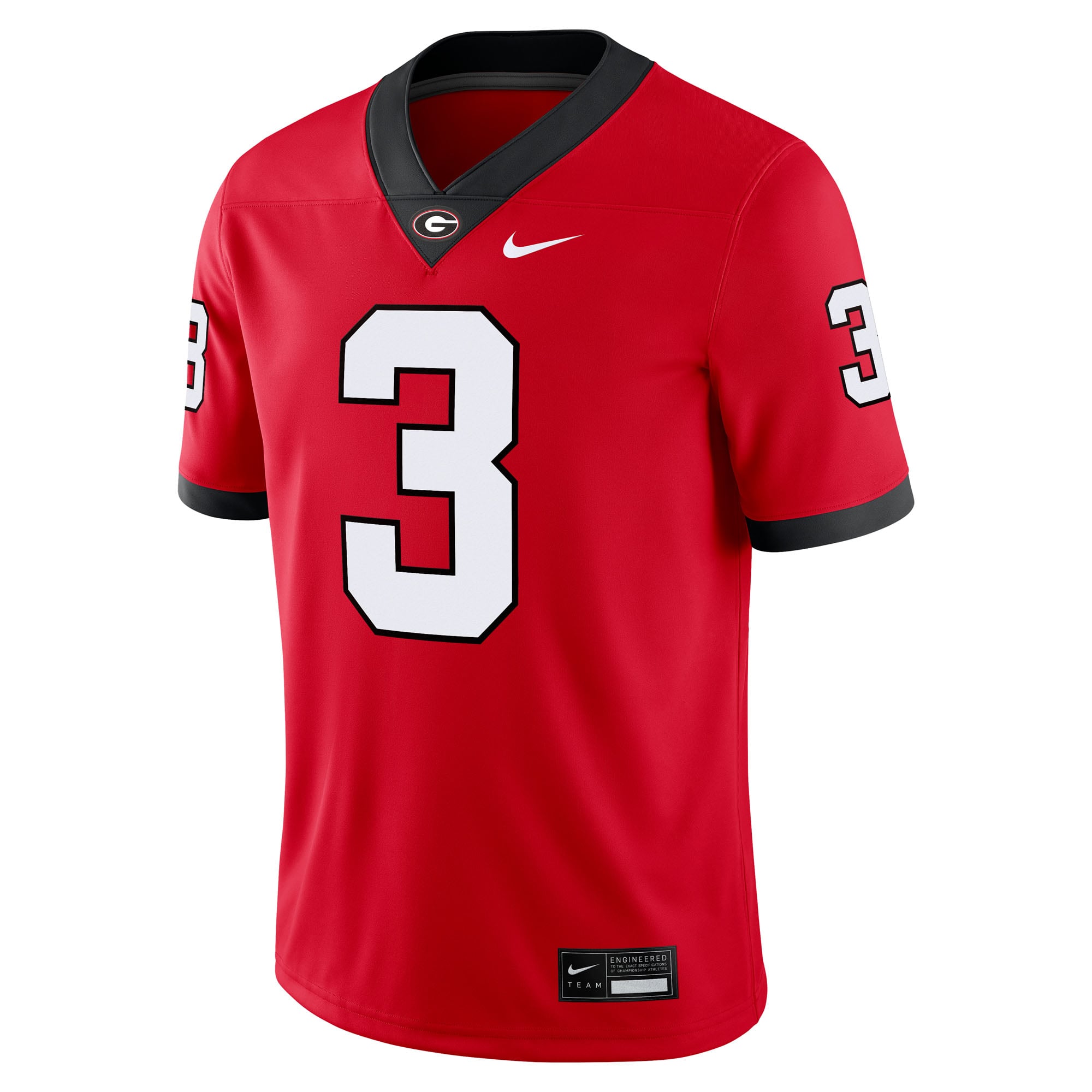 Nate Frazier Georgia Bulldogs Nike Home Game Jersey - Red