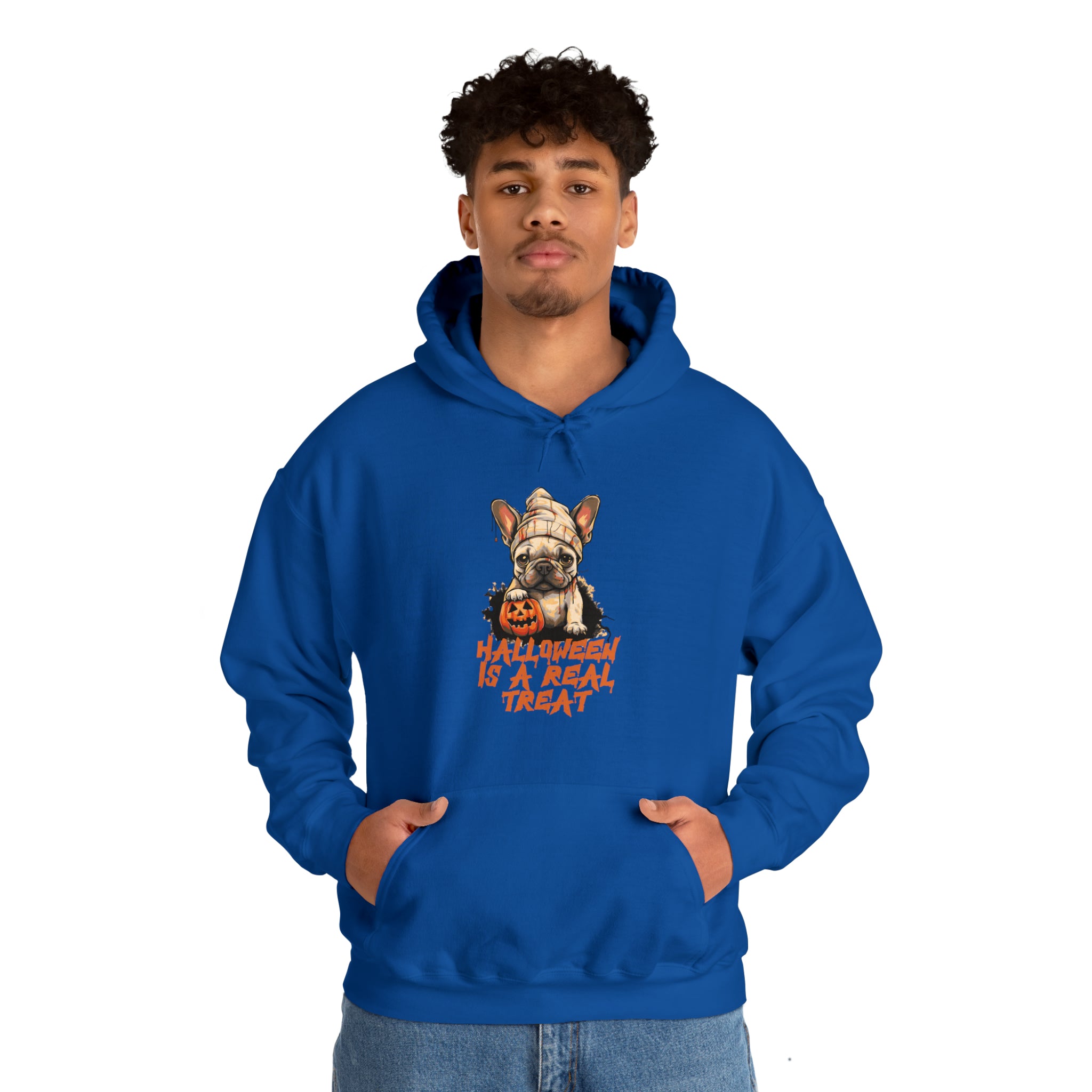 Street-Ready Real Treat Halloween Unisex Hoodie for Street Style