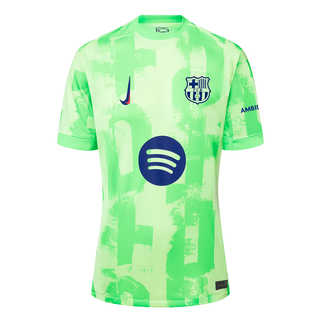 Barcelona Third Away Soccer Jersey 2024/25 - (Spotify Logo Without Tex
