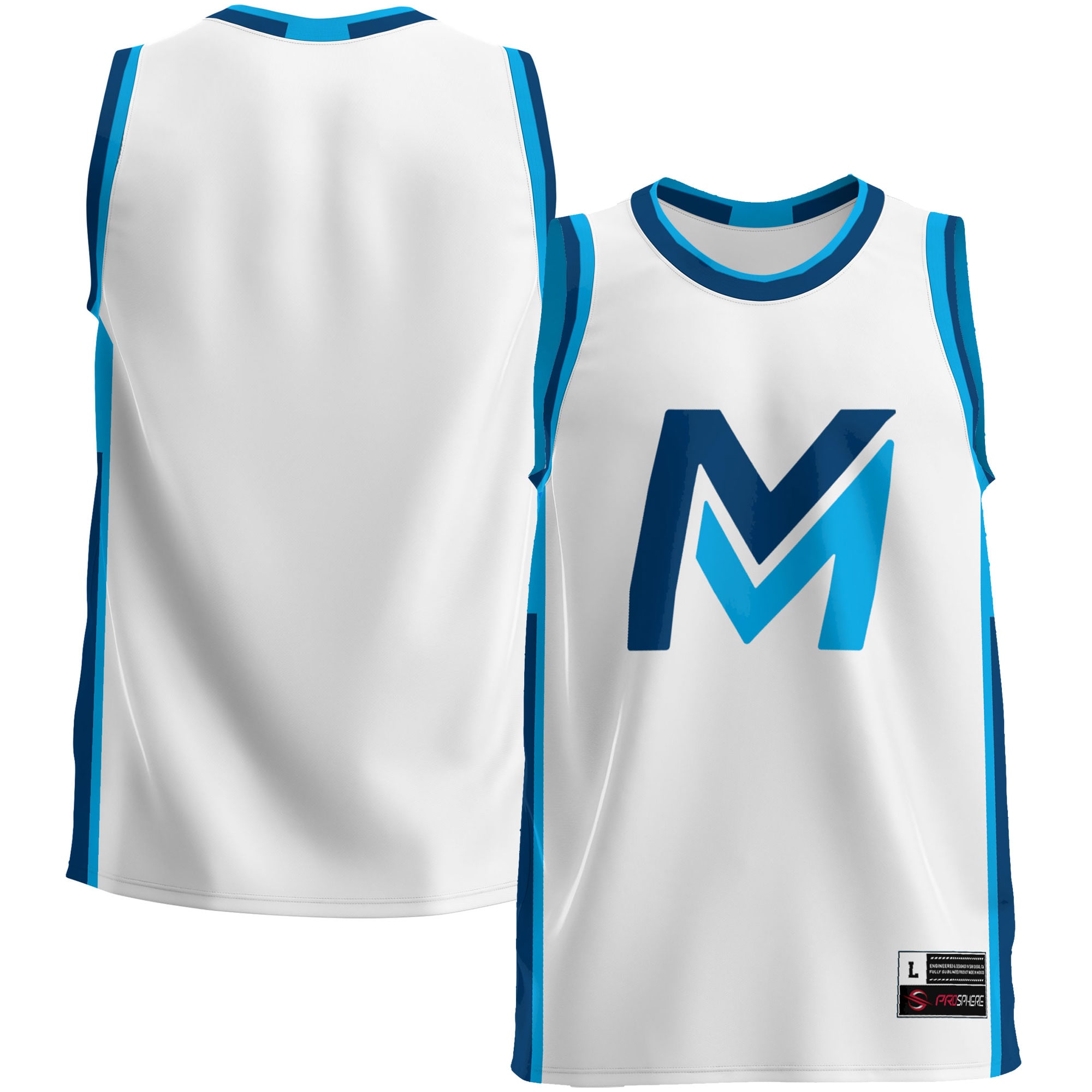[DDG] Mid Michigan College GameDay Greats Lightweight Basketball Jersey - White