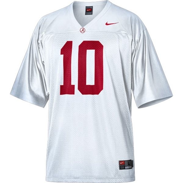 Men Alabama Crimson Tide #10 Player Pro Football Jersey