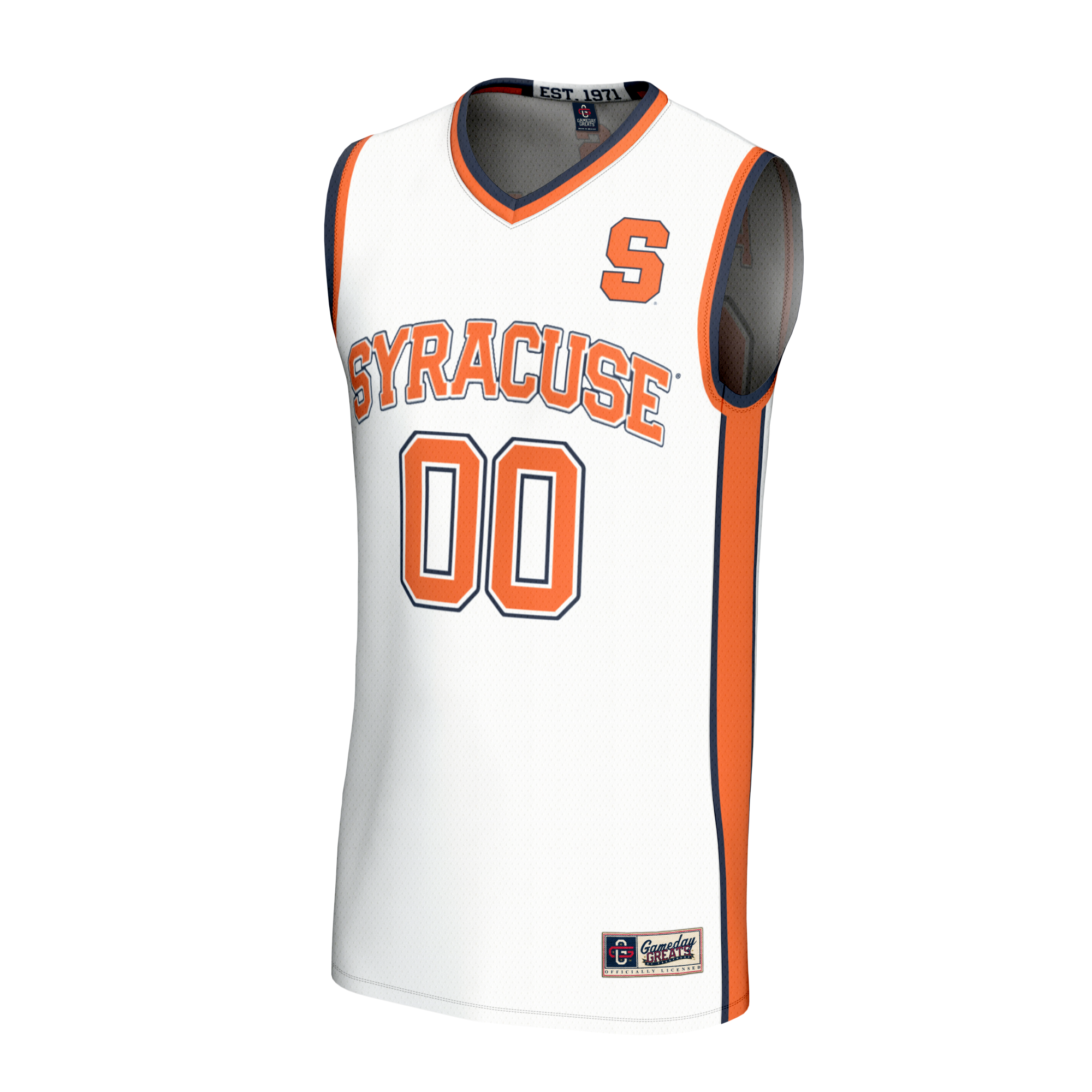 [DDG] Syracuse Orange GameDay Greats Youth Lightweight Collegiate Women's Basketball NIL Pick-A-Player Fashion Jersey - White