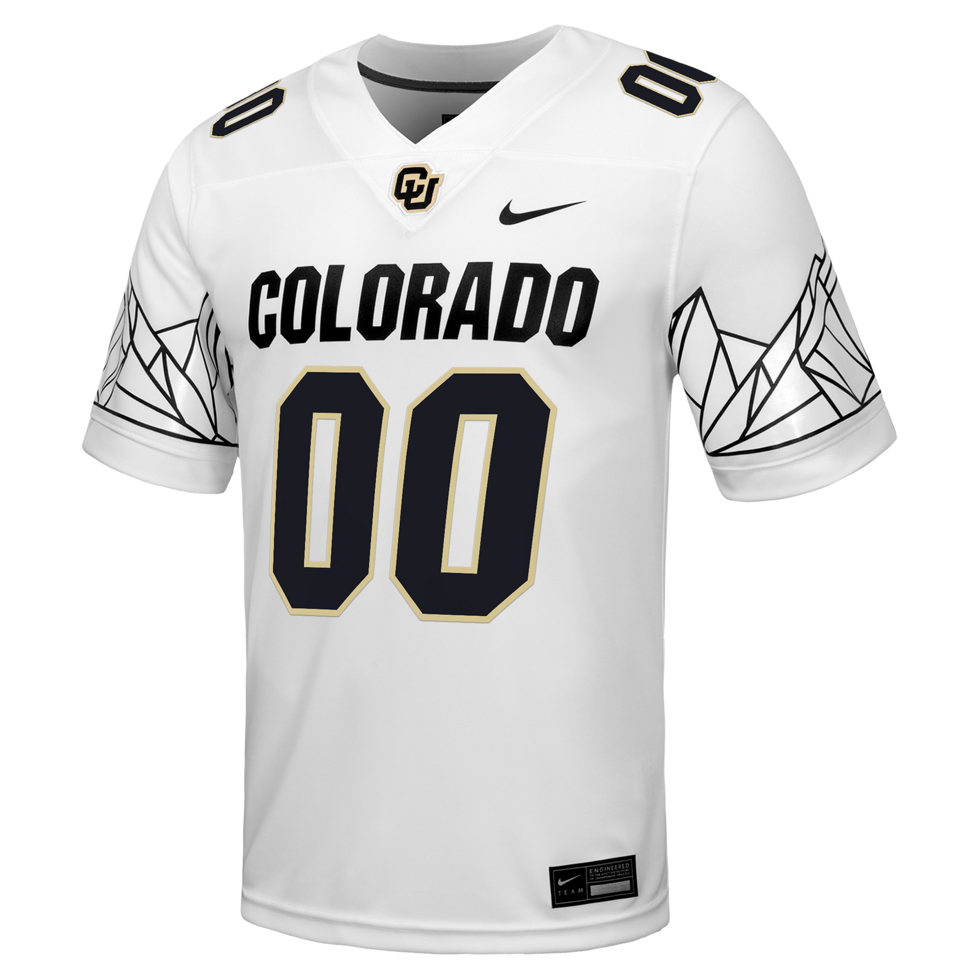 [DDG] Colorado Buffaloes Custom Football Game Jersey - White